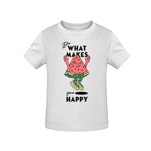 Happy Watermelon - Organic Graphic T-Shirt Baby