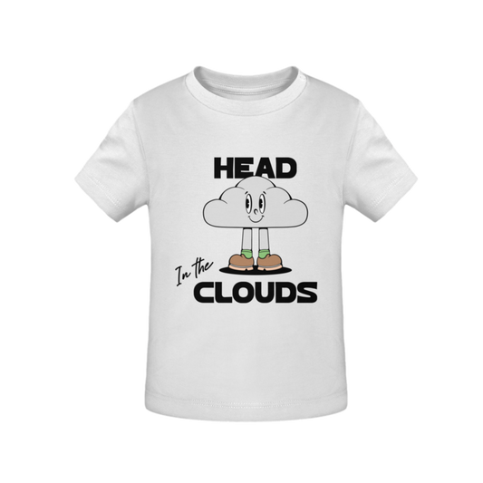 Head In The Clouds - Organic Graphic T-Shirt Baby