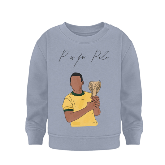 P is for Pele  - Organic Sweatshirt Baby