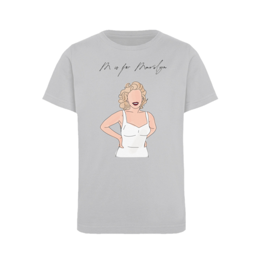 M is for Marilyn  - Organic T-Shirt Kids