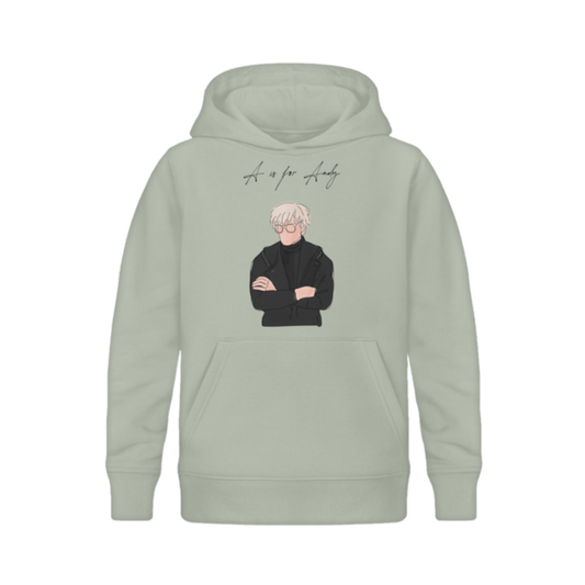 A is for Andy  - Organic Hoodie Kids
