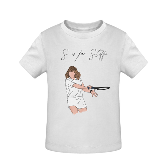 S is for Steffi  - Organic T-Shirt Baby