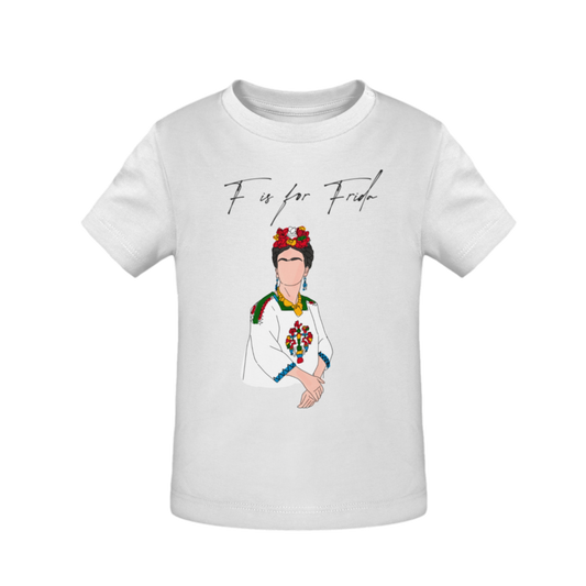 F is for Frida  - Organic T-Shirt Baby